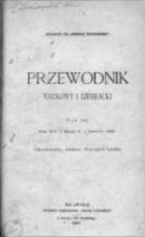 Przewodnik Naukowy i Literacki : dodatek do "Gazety Lwowskiej". 1880. R. VIII, zeszyt 6