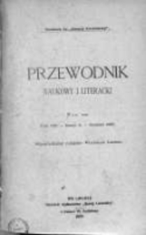 Przewodnik Naukowy i Literacki : dodatek do "Gazety Lwowskiej". 1880. R. VIII, zeszyt 8