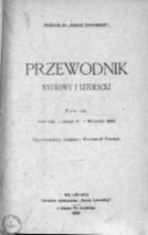 Przewodnik Naukowy i Literacki : dodatek do "Gazety Lwowskiej". 1880. R. VIII, zeszyt 9
