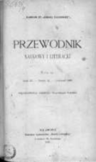 Przewodnik Naukowy i Literacki : dodatek do "Gazety Lwowskiej". 1881. R. IX, zeszyt 11