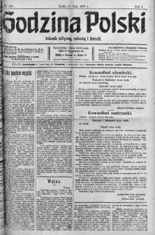 Godzina Polski : dziennik polityczny, społeczny i literacki 17 maj 1916 nr 137