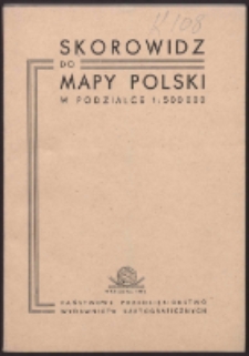 Mapa Polski : podziałka 1:500 000.