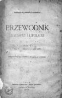 Przewodnik Naukowy i Literacki : dodatek do "Gazety Lwowskiej". 1877. R. V, zeszyt 2