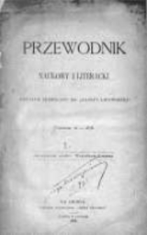 Przewodnik Naukowy i Literacki : dodatek do "Gazety Lwowskiej". 1878. R. VI, zeszyt 1