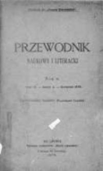 Przewodnik Naukowy i Literacki : dodatek do "Gazety Lwowskiej". 1878. R. VI, zeszyt 4