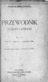 Przewodnik Naukowy i Literacki : dodatek do "Gazety Lwowskiej". 1878. R. VI, zeszyt 10