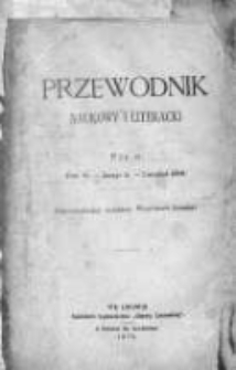 Przewodnik Naukowy i Literacki : dodatek do "Gazety Lwowskiej". 1878. R. VI, zeszyt 11