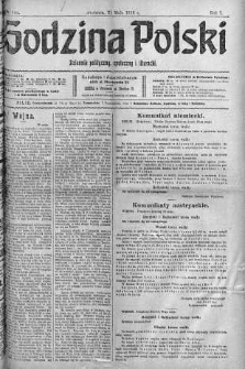 Godzina Polski : dziennik polityczny, społeczny i literacki 21 maj 1916 nr 141