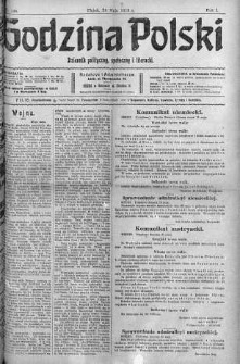 Godzina Polski : dziennik polityczny, społeczny i literacki 26 maj 1916 nr 146