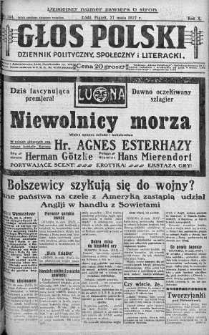 Głos Polski : dziennik polityczny, społeczny i literacki 27 maj 1927 nr 144