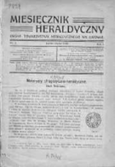 Miesięcznik Heraldyczny. 1908. Nr 2