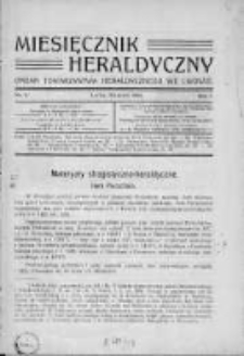 Miesięcznik Heraldyczny. 1908. Nr 3