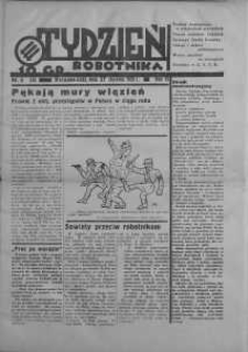 Tydzień Robotnika 27 styczeń R. 3. 1935 nr 5