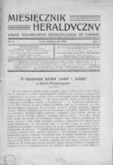 Miesięcznik Heraldyczny. 1908. Nr 5