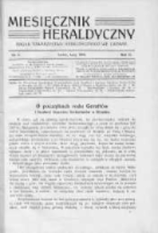 Miesięcznik Heraldyczny. 1909. Nr 2