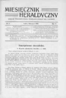 Miesięcznik Heraldyczny. 1909. Nr 4