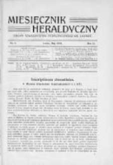 Miesięcznik Heraldyczny. 1909. Nr 5