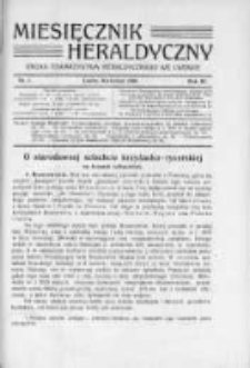 Miesięcznik Heraldyczny. 1910. Nr 4