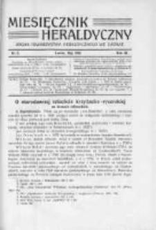 Miesięcznik Heraldyczny. 1910. Nr 5