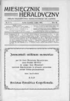 Miesięcznik Heraldyczny. 1910. Nr 6-7
