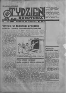 Tydzień Robotnika 3 luty R. 3. 1935 nr 7