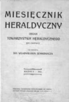 Miesięcznik Heraldyczny. 1912. Nr 1-2