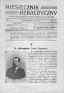 Miesięcznik Heraldyczny. 1913. Nr 3-4