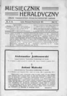 Miesięcznik Heraldyczny. 1913. Nr 9-10