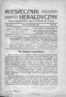 Miesięcznik Heraldyczny. 1914. Nr 1-2