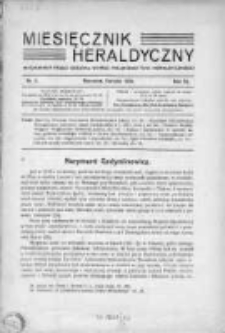 Miesięcznik Heraldyczny. 1930. Nr 3