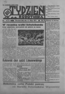 Tydzień Robotnika 17 luty R. 3. 1935 nr 10