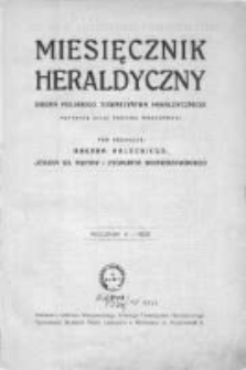 Miesięcznik Heraldyczny. 1931. Nr 1