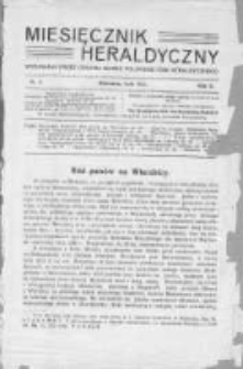 Miesięcznik Heraldyczny. 1931. Nr 2