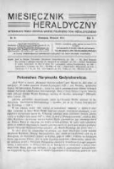 Miesięcznik Heraldyczny. 1931. Nr 9