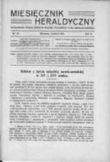 Miesięcznik Heraldyczny. 1931. Nr 12