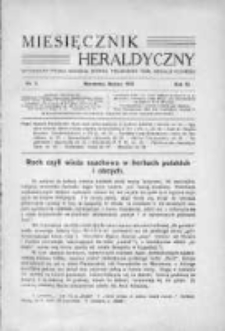 Miesięcznik Heraldyczny. 1932. Nr 3