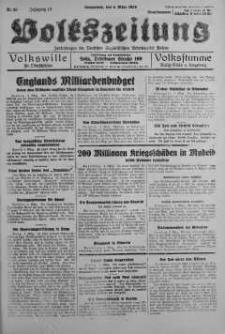 Volkszeitung 5 marzec 1938 nr 63