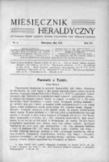 Miesięcznik Heraldyczny. 1933. Nr 5