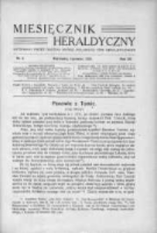 Miesięcznik Heraldyczny. 1933. Nr 6