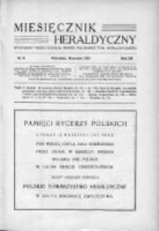 Miesięcznik Heraldyczny. 1933. Nr 9