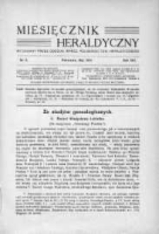 Miesięcznik Heraldyczny. 1934. Nr 5