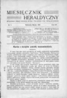 Miesięcznik Heraldyczny. 1935. Nr 3