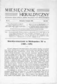 Miesięcznik Heraldyczny. 1936. Nr 11