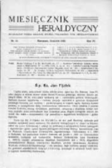 Miesięcznik Heraldyczny. 1936. Nr 12