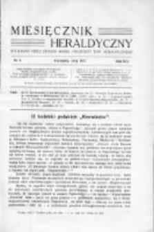 Miesięcznik Heraldyczny. 1937. Nr 2