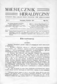 Miesięcznik Heraldyczny. 1937. Nr 4