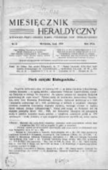 Miesięcznik Heraldyczny. 1938. Nr 2