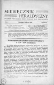 Miesięcznik Heraldyczny. 1938. Nr 4