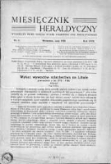 Miesięcznik Heraldyczny. 1939. Nr 2