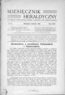 Miesięcznik Heraldyczny. 1939. Nr 6